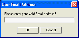 enter a valid email address 