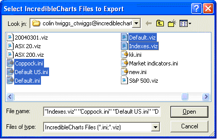 export files export files