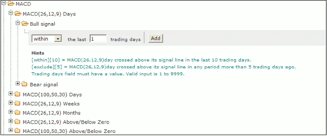 macd stock screener macd stock screener