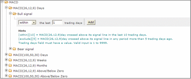 macd stock screener macd stock screener