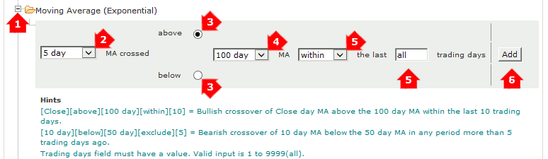 moving average crossovers filter moving average crossovers filter