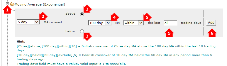 moving average crossovers filter moving average crossovers filter