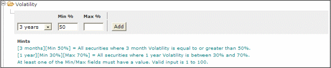 volatility stock screener volatility stock screener